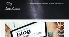 Desktop Screenshot of blogintroduction.com
