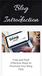 Mobile Screenshot of blogintroduction.com