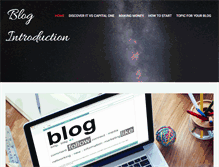 Tablet Screenshot of blogintroduction.com